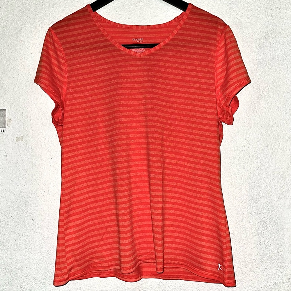 Orange Striped Shirt